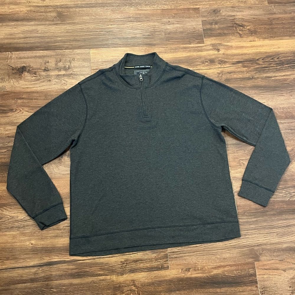 Vintage 1946 Grey 1/4 Zip Sweater
